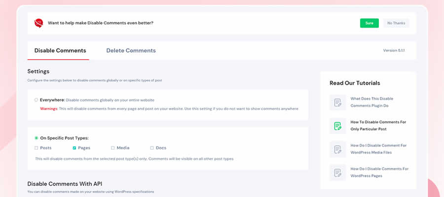 Disable Comments – Remove Comments & Stop Spam