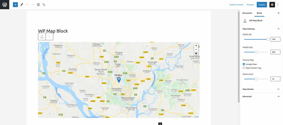 WP Map Block – Gutenberg Map Block for Google Map and OpenStreet Map
