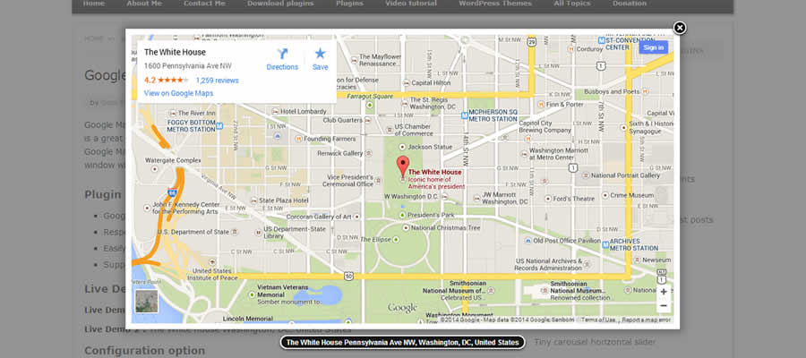 Google Map with FancyBox Popup