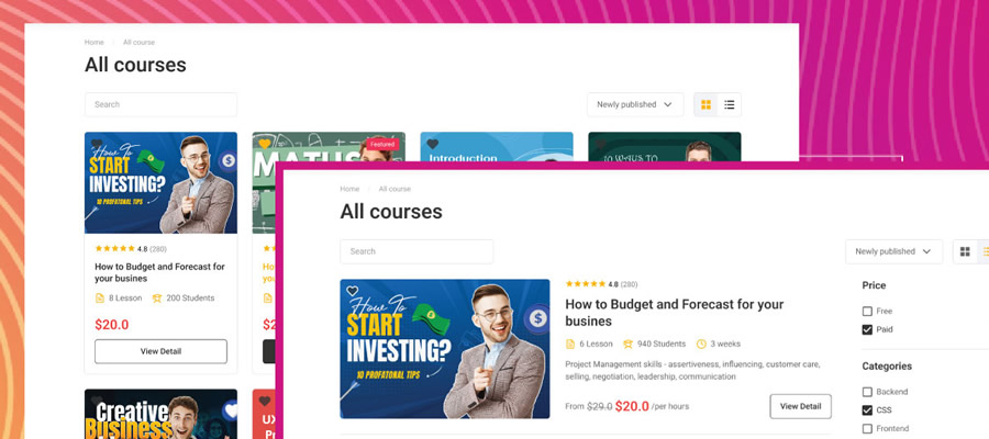Complemento de WordPress LearnPress
