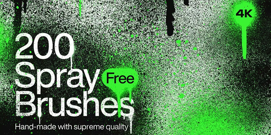 Artistic Spray Paint Free Photoshop Brushes