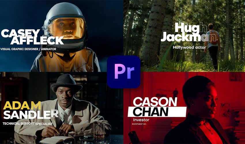 Big Titles Lower Thirds Motion Graphics Templates for Premiere Pro Free