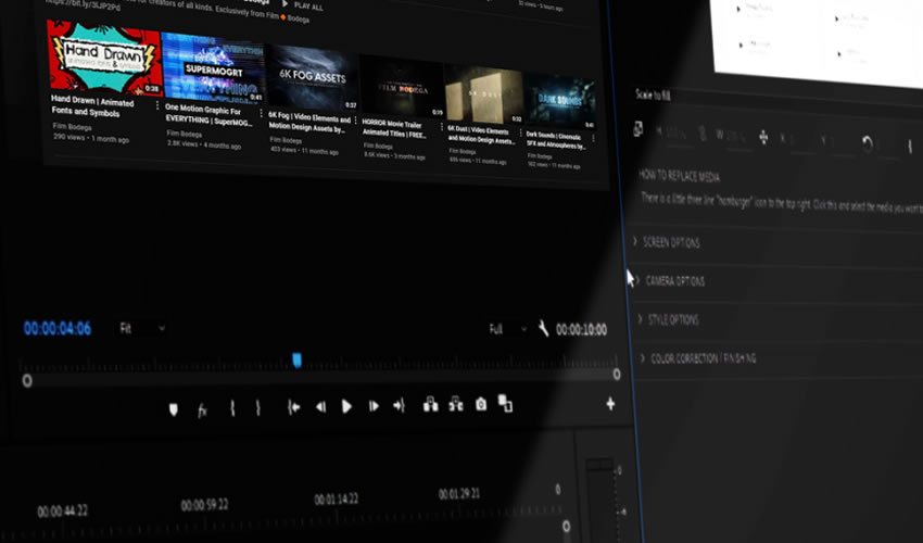 Snow Paper Slideshow for Premiere Pro
