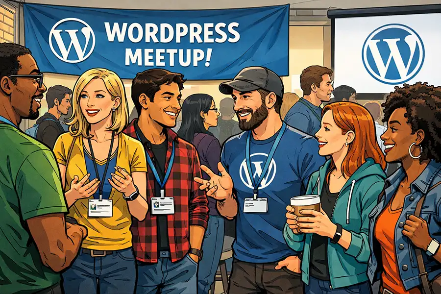 Local WordPress Meetup events are a great way to connect with users and professionals