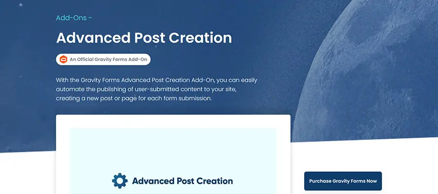 Advanced Post Creation WordPress plugin