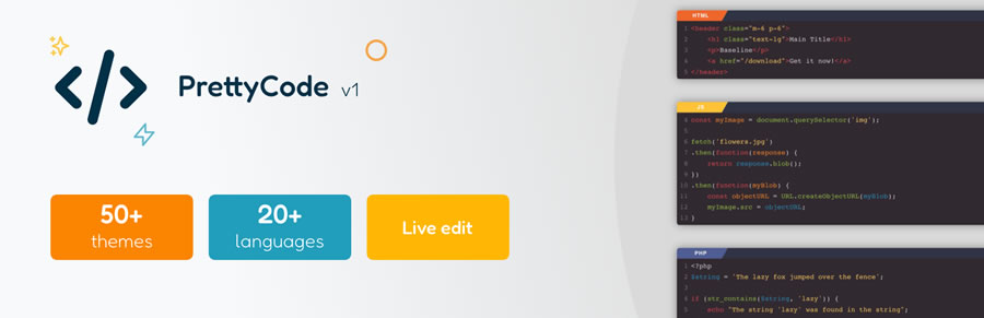 PrettyCode WordPress Plugin