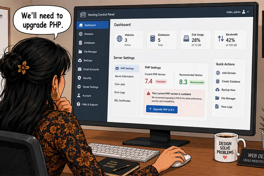 You'll need hosting account access to work with technical support and view important information.