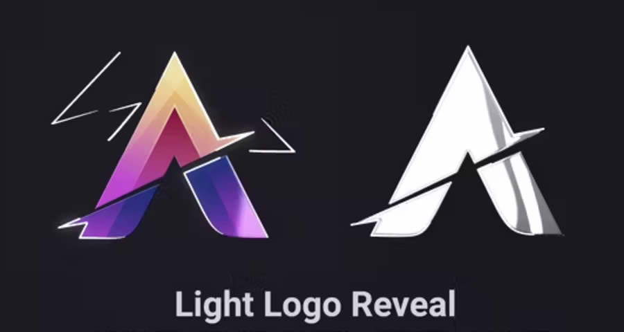 Light Logo Reveal & Stinger Premiere Pro Template